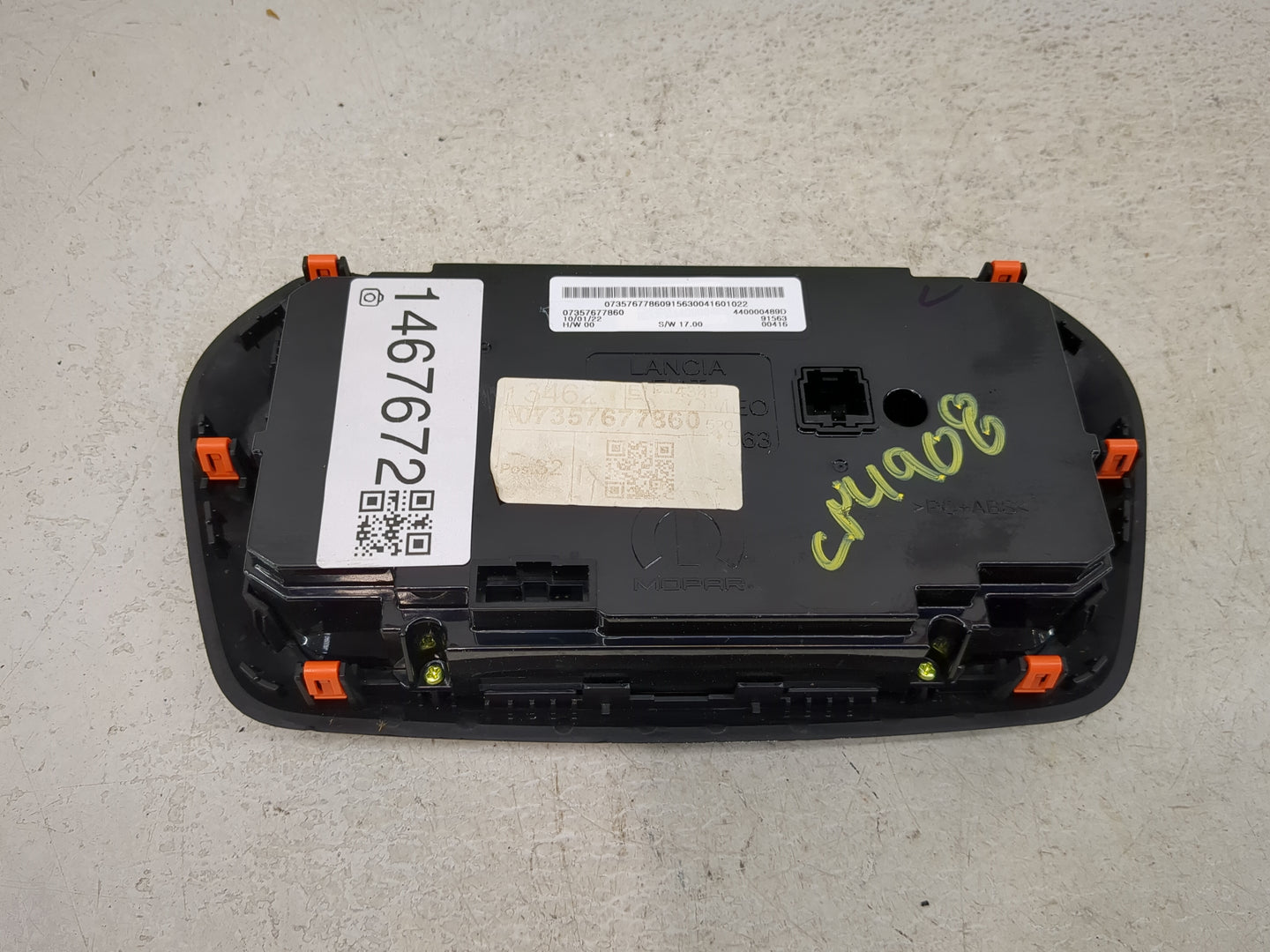2021-2022 Jeep Renegade Climate Control Module Temperature AC/Heater Replacement P/N:07357677860 440000489D Fits Fits 2021 2