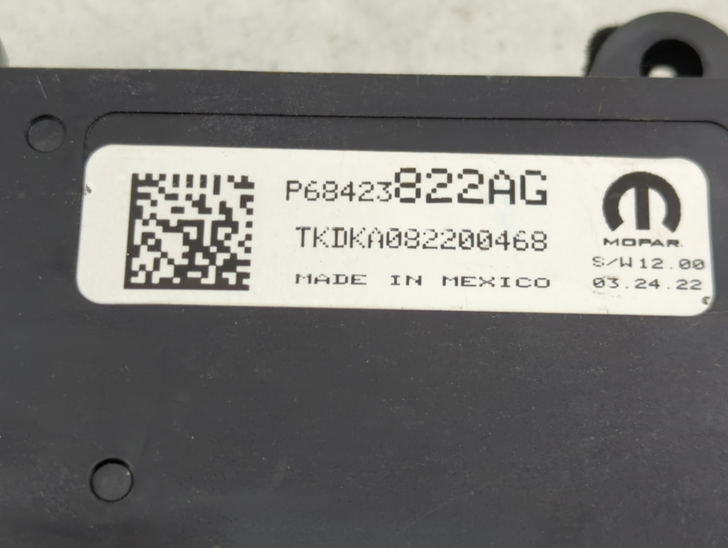 2022 Jeep Wagoneer Climate Control Module Temperature AC/Heater Replacement P/N:P68423822AG N072481G-DKR Fits OEM Used Auto 