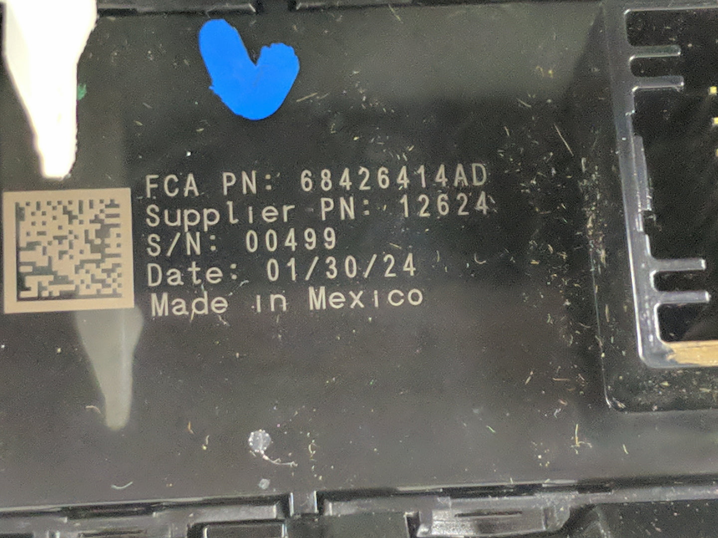 2022 Jeep Wagoneer Master Power Window Switch Replacement Driver Side Left P/N:68426414AD Fits Fits 2021 OEM Used Auto Parts