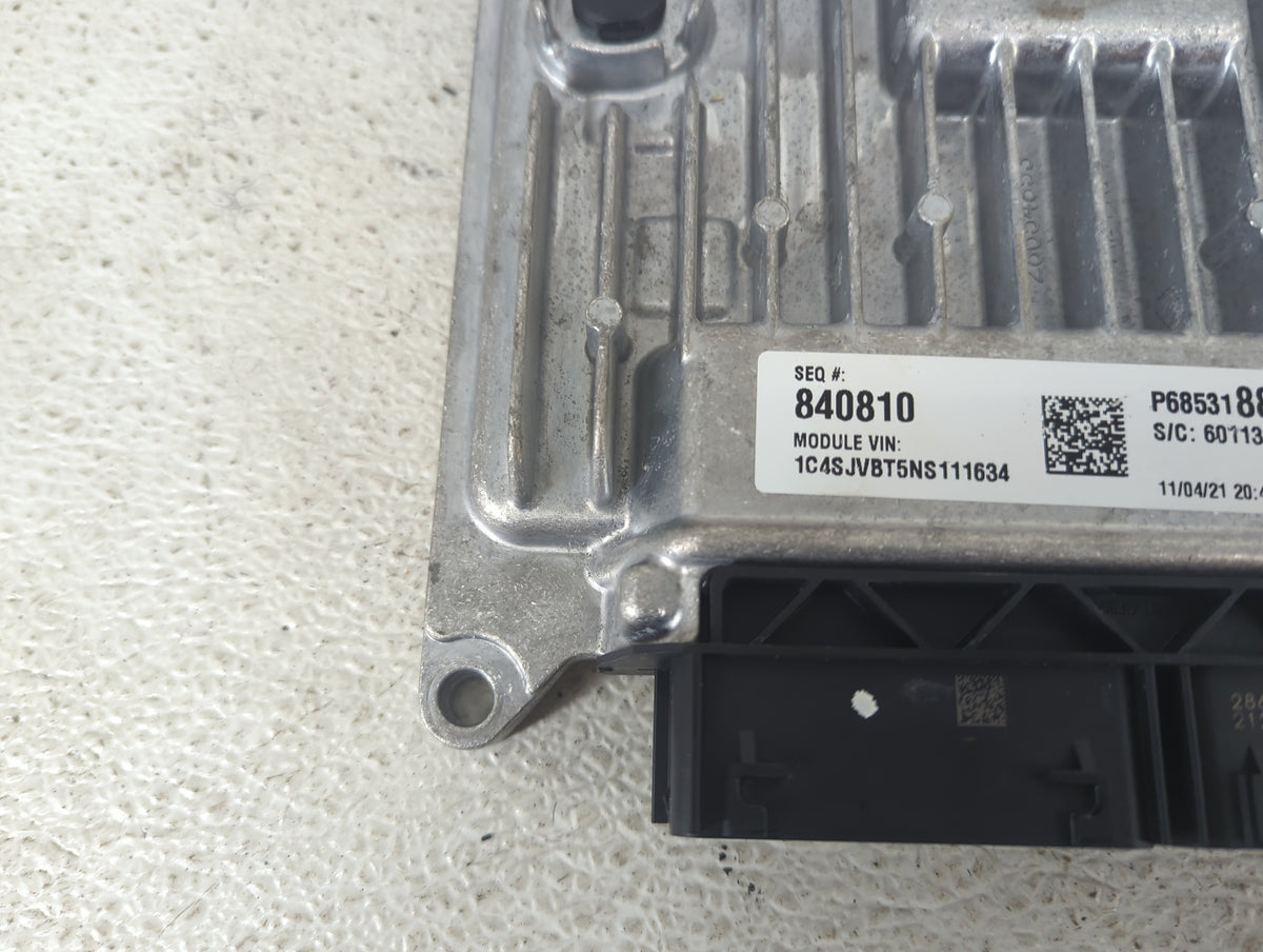 2022 Jeep Wagoneer PCM Engine Control Computer ECU ECM PCU OEM P/N:P68531884AG 42021842, 68437019AI Fits OEM Used Auto Parts