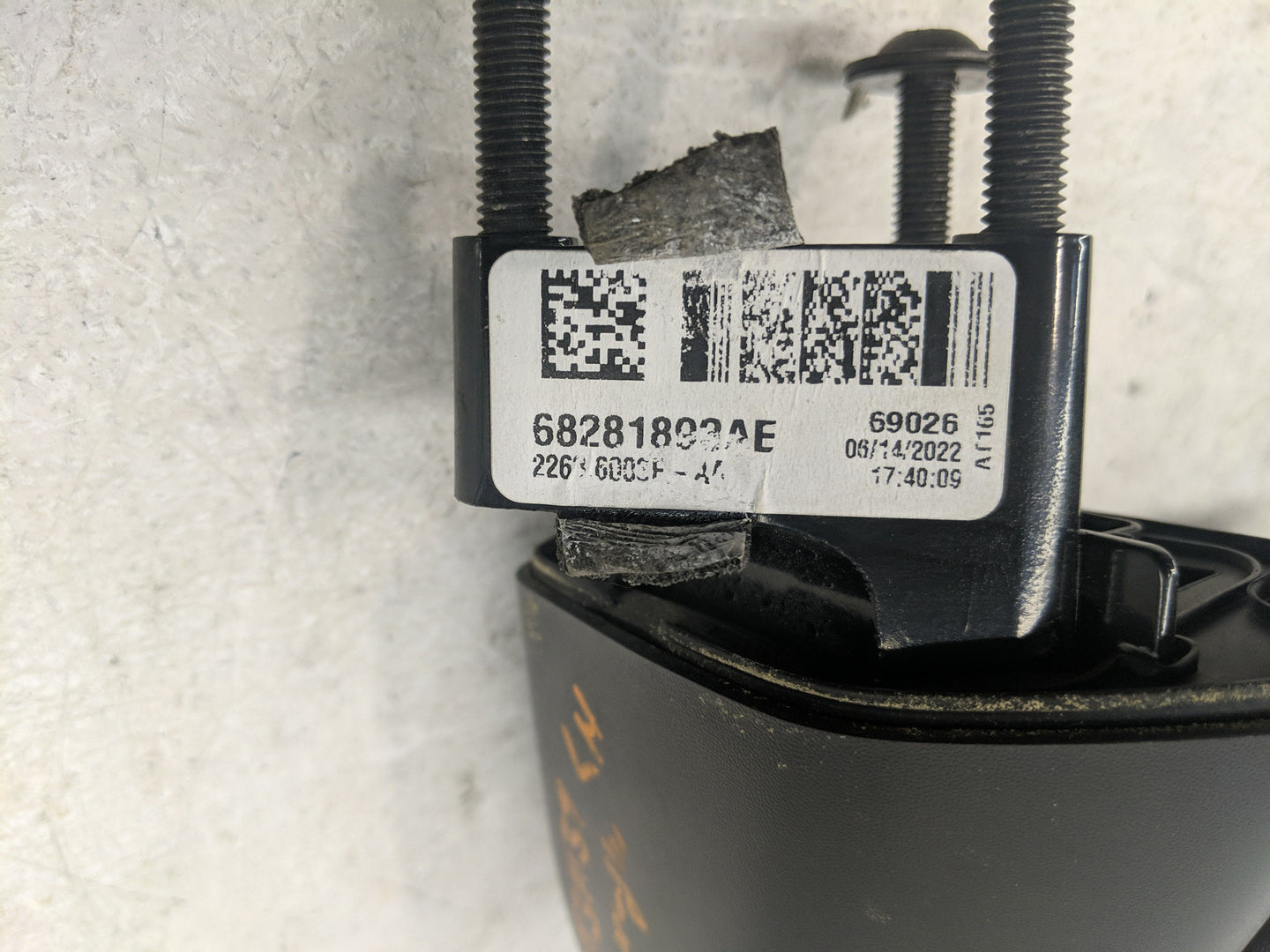 2018-2022 Jeep Wrangler Side Mirror Replacement Driver Left View Door Mirror P/N:68281893AE Fits Fits 2018 2019 2020 2021 20