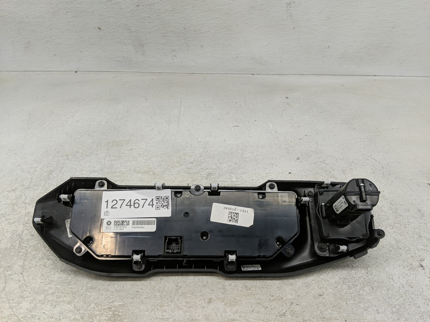 2021-2022 Jeep Wrangler Climate Control Module Temperature AC/Heater Replacement P/N:68307356AC P7BU53DX9AB Fits Fits 2021 2