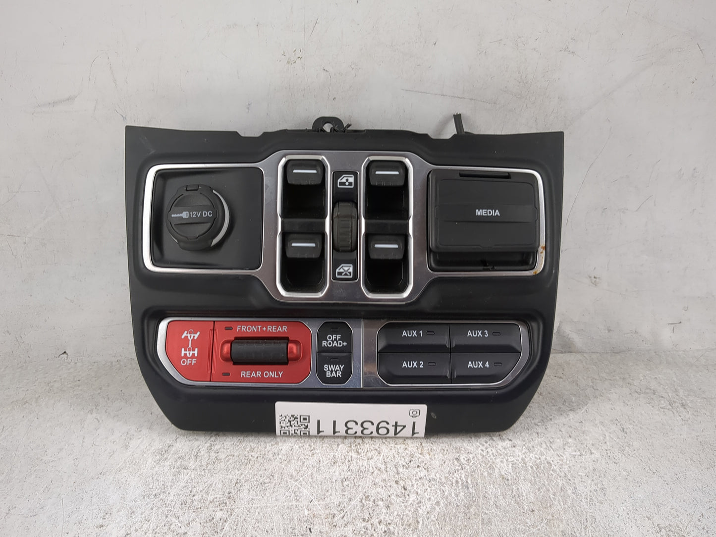 2018-2022 Jeep Wrangler Master Power Window Switch Replacement Driver Side Left P/N:6BE581X9AE 68355 Fits OEM Used Auto Part