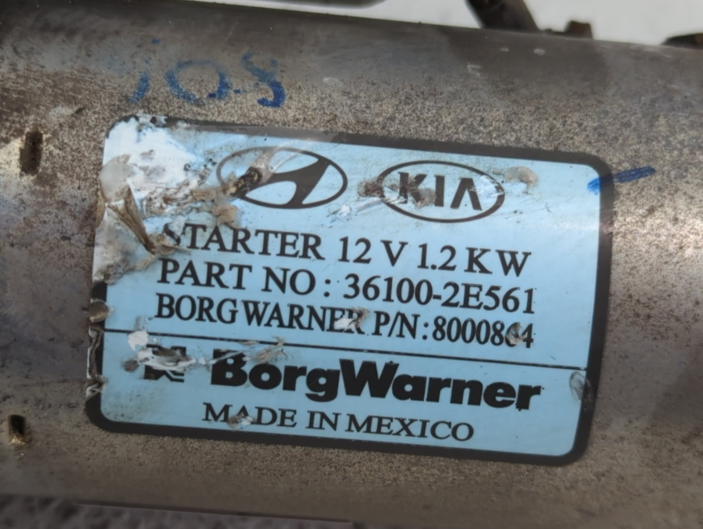 2017-2022 Kia Forte Car Starter Motor Solenoid OEM P/N:36100-2E561 Fits Fits 2017 2018 2019 2020 2021 2022 OEM Used Auto Par