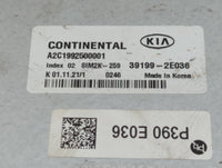 2019-2021 Kia Forte PCM Engine Control Computer ECU ECM PCU OEM P/N:39199-2E036 Fits Fits 2019 2020 2021 OEM Used Auto Parts