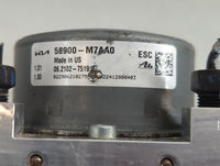 2022 Kia Forte ABS Pump Control Module Replacement P/N:58900-M7AA0 Fits OEM Used Auto Parts - Oemusedautoparts1.com