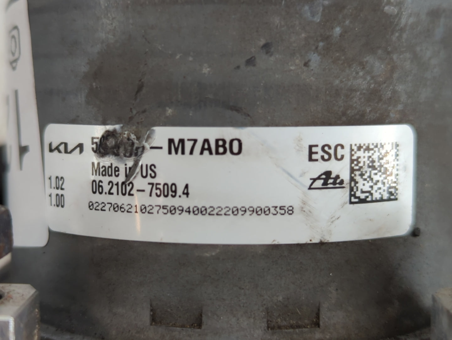 2022 Kia Forte ABS Pump Control Module Replacement Fits OEM Used Auto Parts - Oemusedautoparts1.com