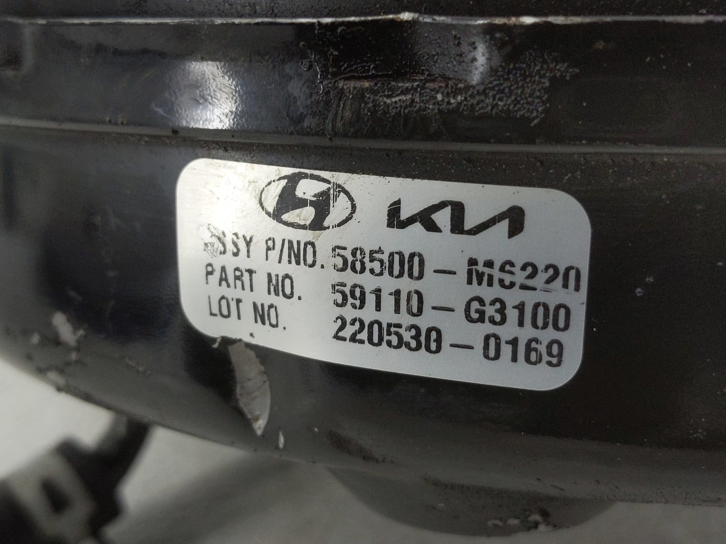 Kia Forte Power Brake Booster Oem - Oemusedautoparts1.com