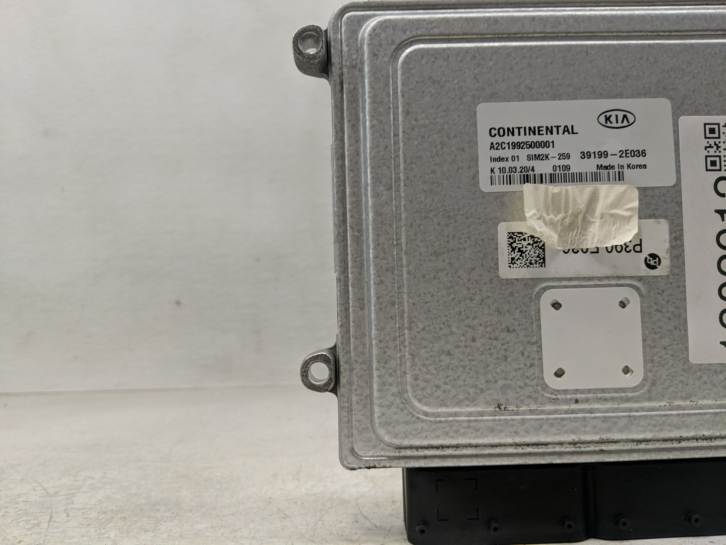 2019-2021 Kia Forte PCM Engine Control Computer ECU ECM PCU OEM P/N:39199-2E036 Fits Fits 2019 2020 2021 OEM Used Auto Parts