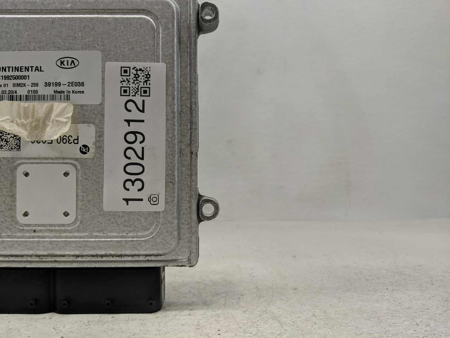2019-2021 Kia Forte PCM Engine Control Computer ECU ECM PCU OEM P/N:39199-2E036 Fits Fits 2019 2020 2021 OEM Used Auto Parts