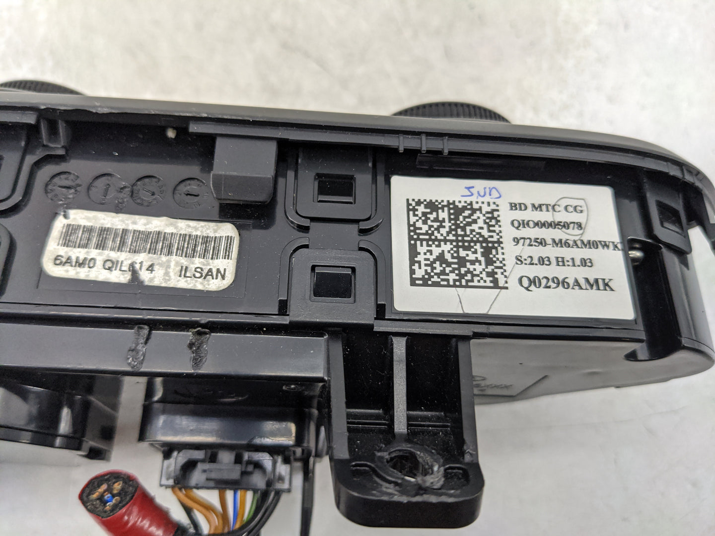 2022 Kia Forte Climate Control Module Temperature AC/Heater Replacement P/N:97250-M6AM0WK Fits OEM Used Auto Parts - Oemused
