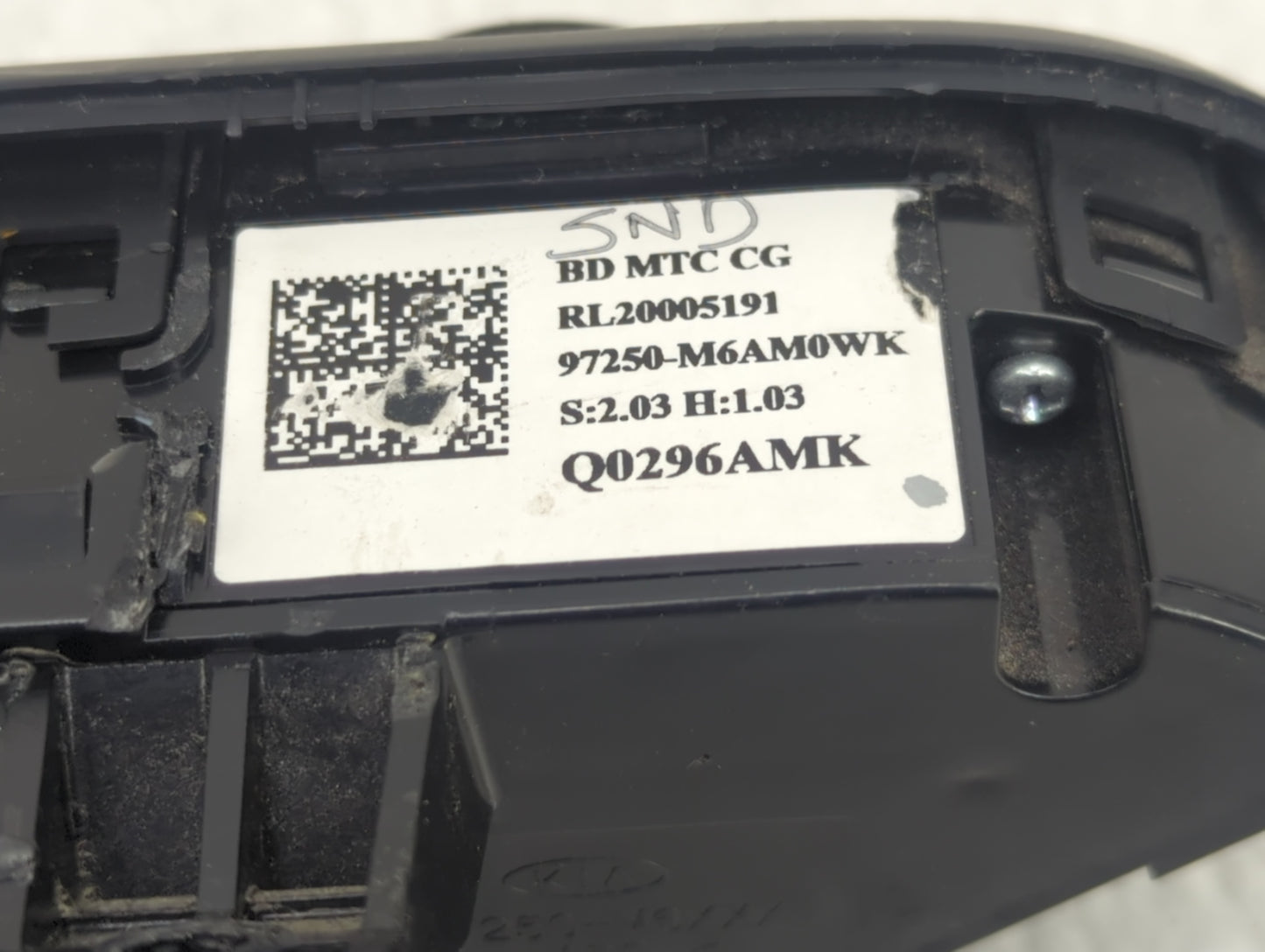 2022 Kia Forte Climate Control Module Temperature AC/Heater Replacement P/N:97250-M6AM0WK Fits OEM Used Auto Parts - Oemused