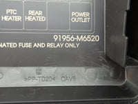 2022 Kia Forte Fusebox Fuse Box Panel Relay Module P/N:91956-M6520 Fits OEM Used Auto Parts - Oemusedautoparts1.com