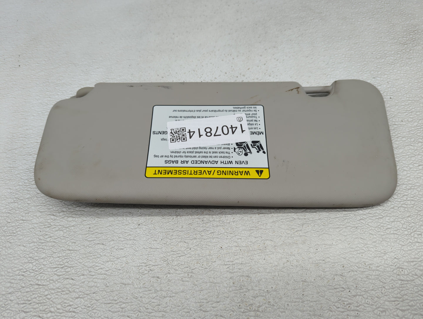 2022 Kia Forte Sun Visor Shade Replacement Passenger Right Mirror Fits OEM Used Auto Parts - Oemusedautoparts1.com