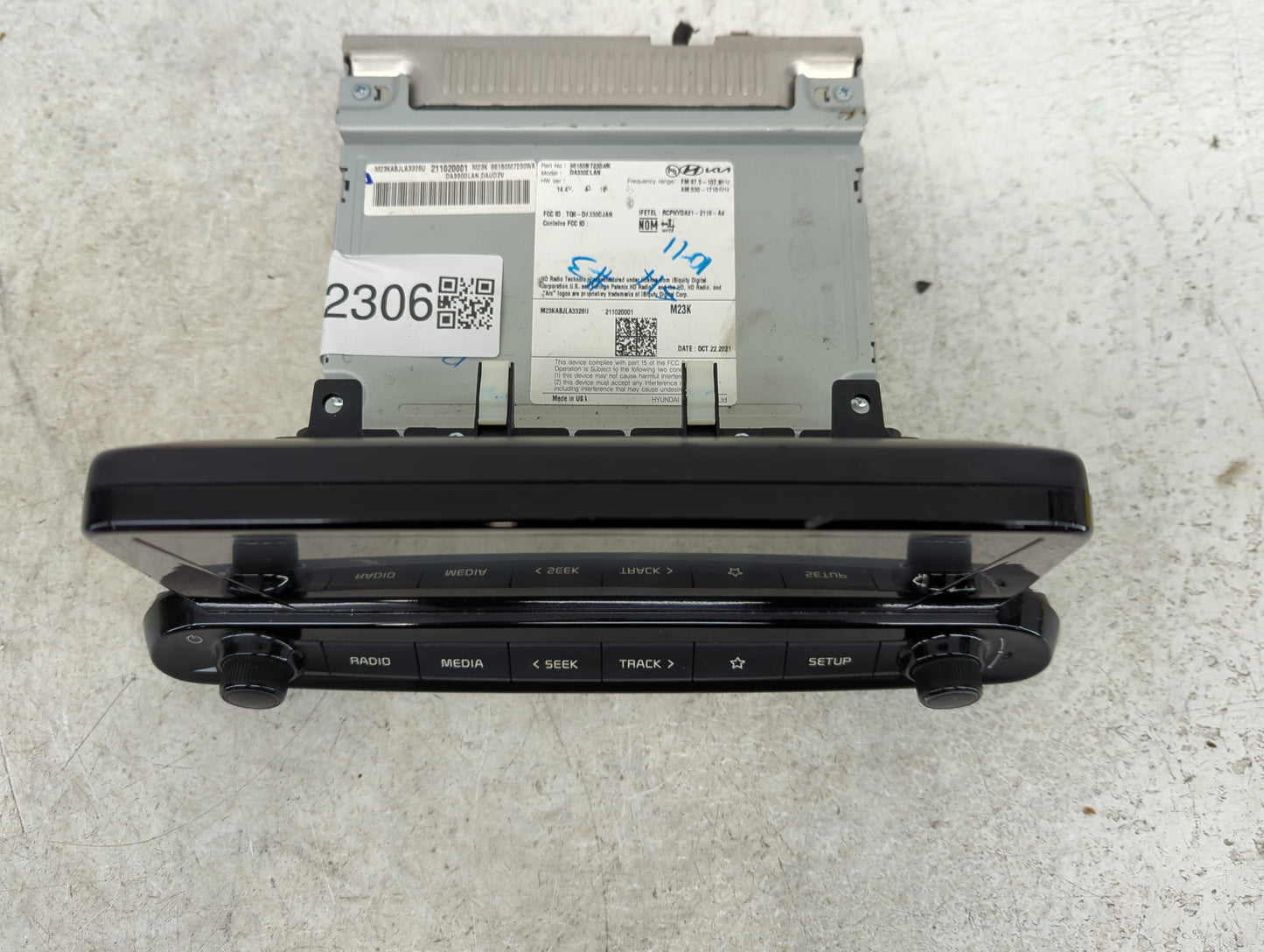 2022 Kia Forte Radio Control Panel - Oemusedautoparts1.com