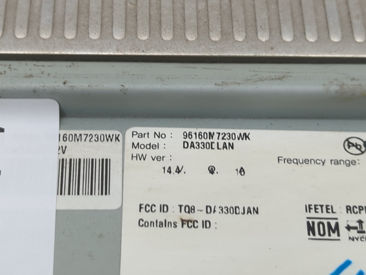 2022 Kia Forte Radio AM FM Cd Player Receiver Replacement P/N:96160M7230WK Fits OEM Used Auto Parts - Oemusedautoparts1.com