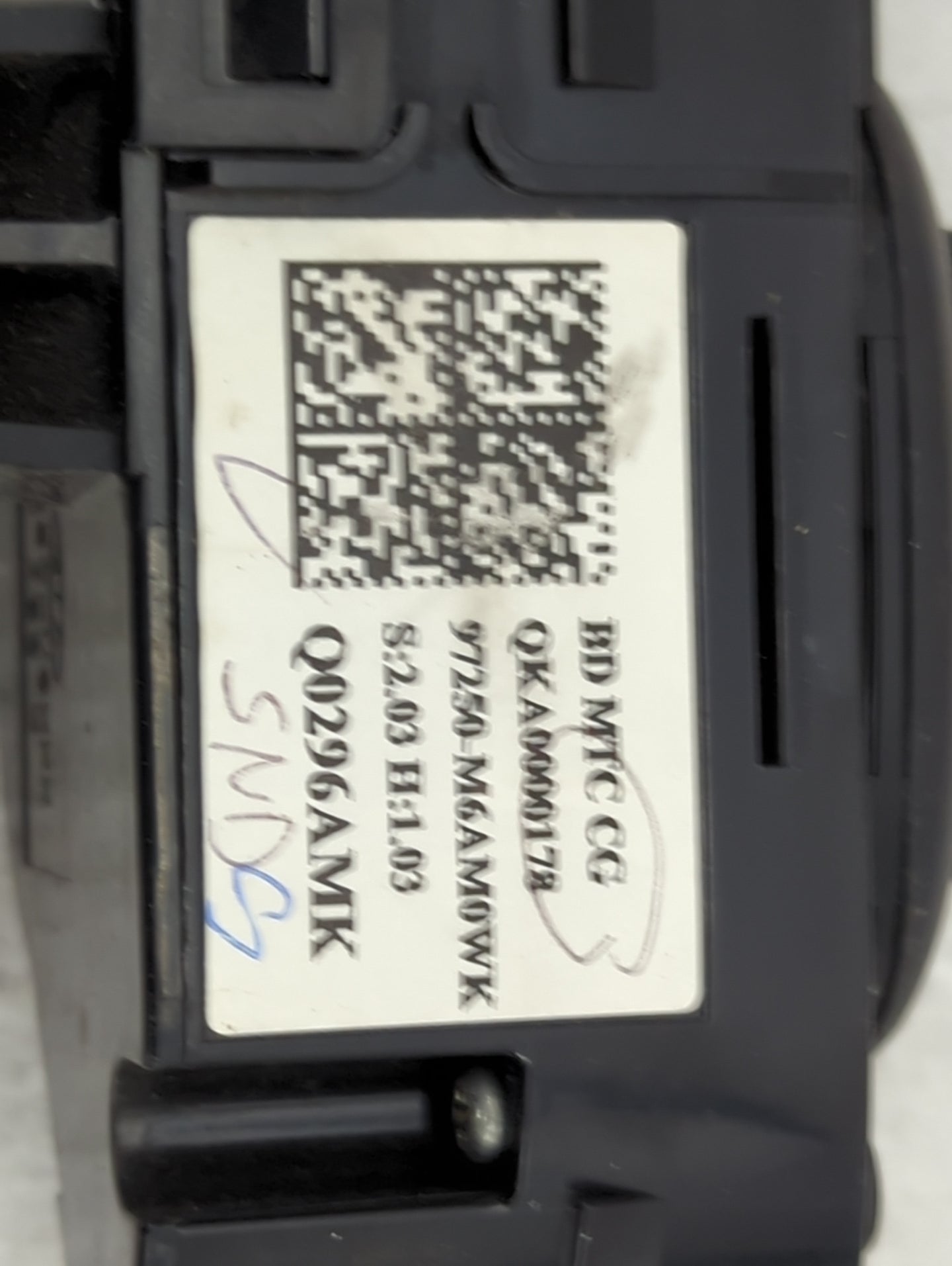 2022 Kia Forte Climate Control Module Temperature AC/Heater Replacement P/N:97250-M6AM0WK Q0296AMK Fits OEM Used Auto Parts 