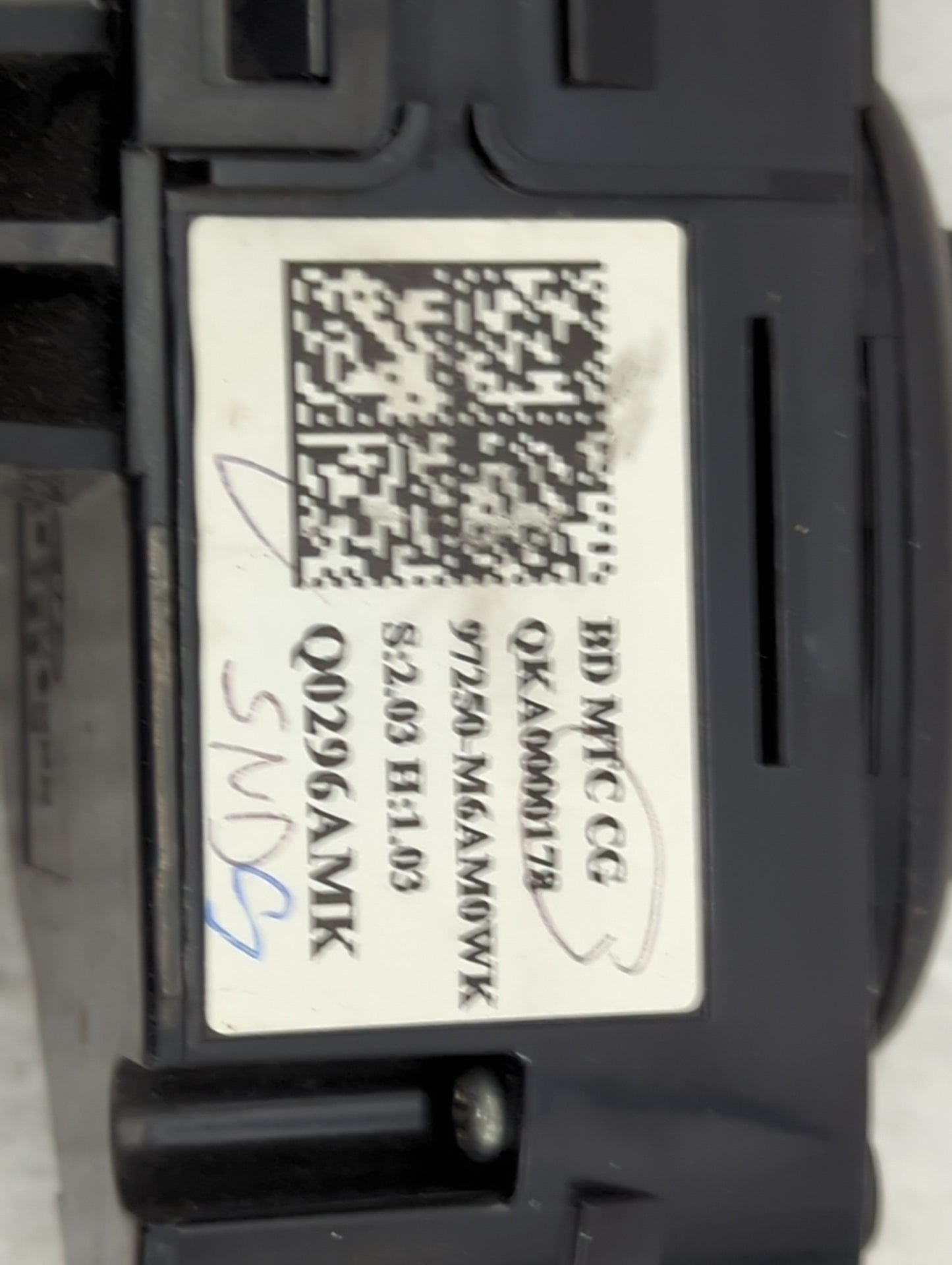 2022 Kia Forte Climate Control Module Temperature AC/Heater Replacement P/N:97250-M6AM0WK Q0296AMK Fits OEM Used Auto Parts 