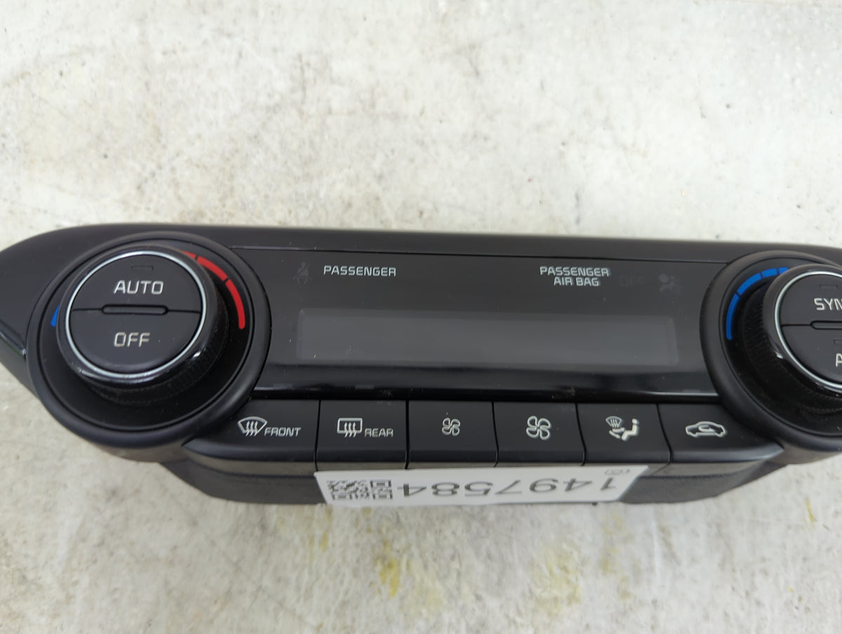 2022 Kia Forte Climate Control Module Temperature AC/Heater Replacement P/N:97250-M6EM0WK Fits OEM Used Auto Parts - Oemused