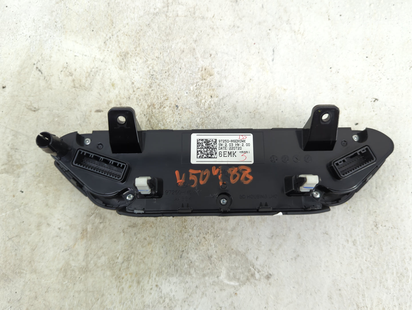 2022 Kia Forte Climate Control Module Temperature AC/Heater Replacement P/N:97250-M6EM0WK Fits OEM Used Auto Parts - Oemused