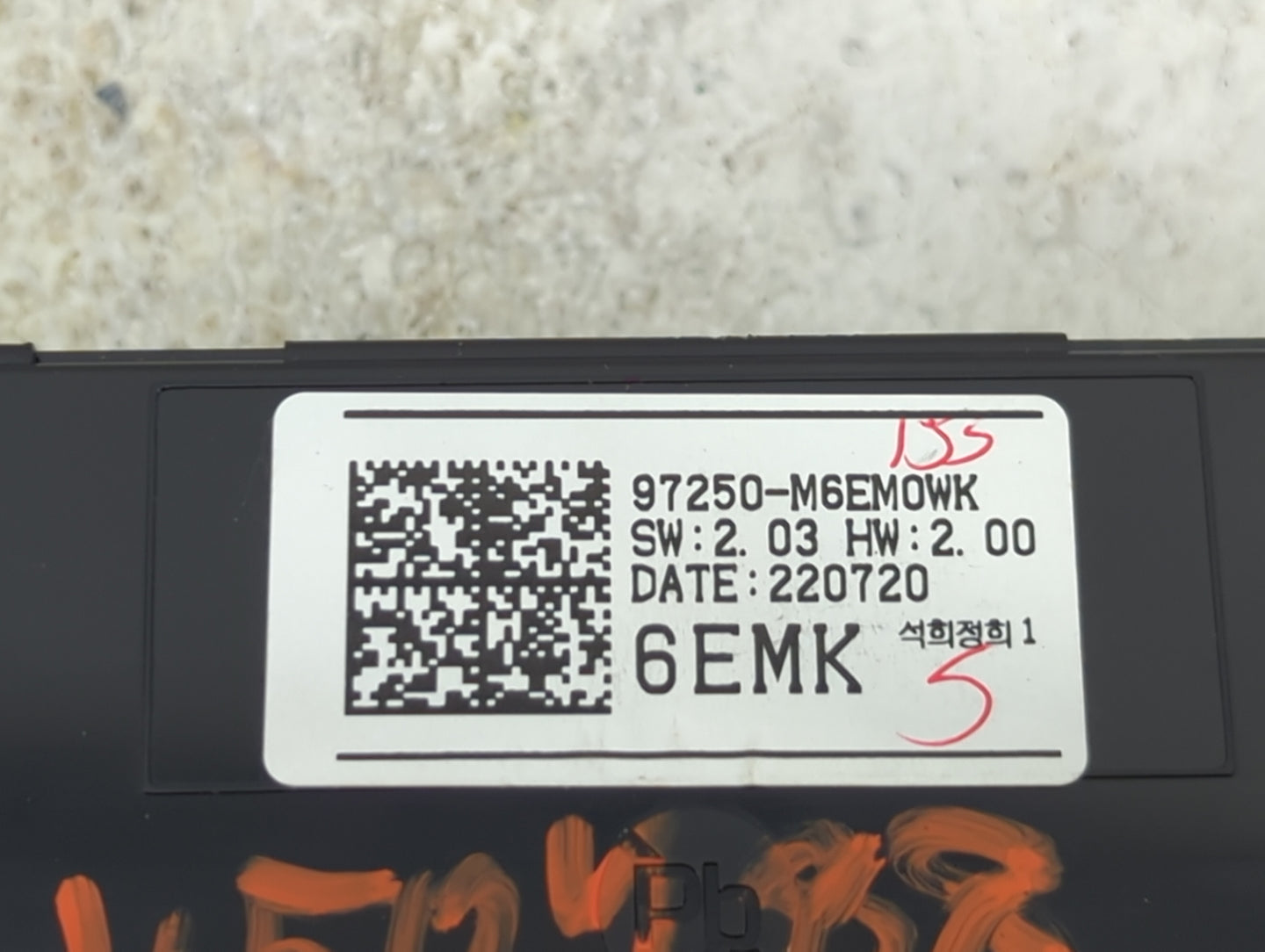 2022 Kia Forte Climate Control Module Temperature AC/Heater Replacement P/N:97250-M6EM0WK Fits OEM Used Auto Parts - Oemused