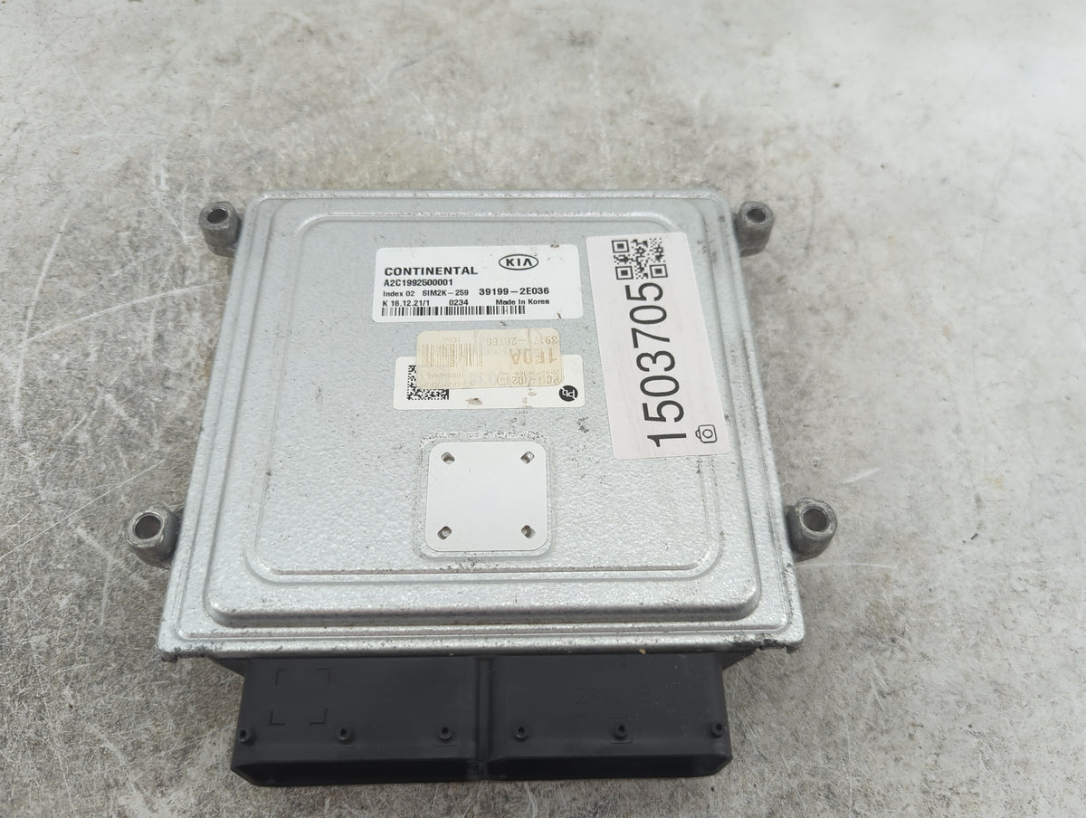 2019-2021 Kia Forte PCM Engine Control Computer ECU ECM PCU OEM P/N:39199-2E036 A2C1992500001, SIM2K-259 Fits Fits 2019 2020
