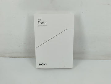 2022 Kia Forte Owners Manual Book Guide P/N:DLS4-EU19A OEM Used Auto Parts - Oemusedautoparts1.com