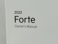 2022 Kia Forte Owners Manual Book Guide P/N:DLS4-EU22B OEM Used Auto Parts - Oemusedautoparts1.com