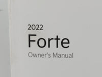 2022 Kia Forte Owners Manual Book Guide P/N:DLS4-EU1DB OEM Used Auto Parts - Oemusedautoparts1.com