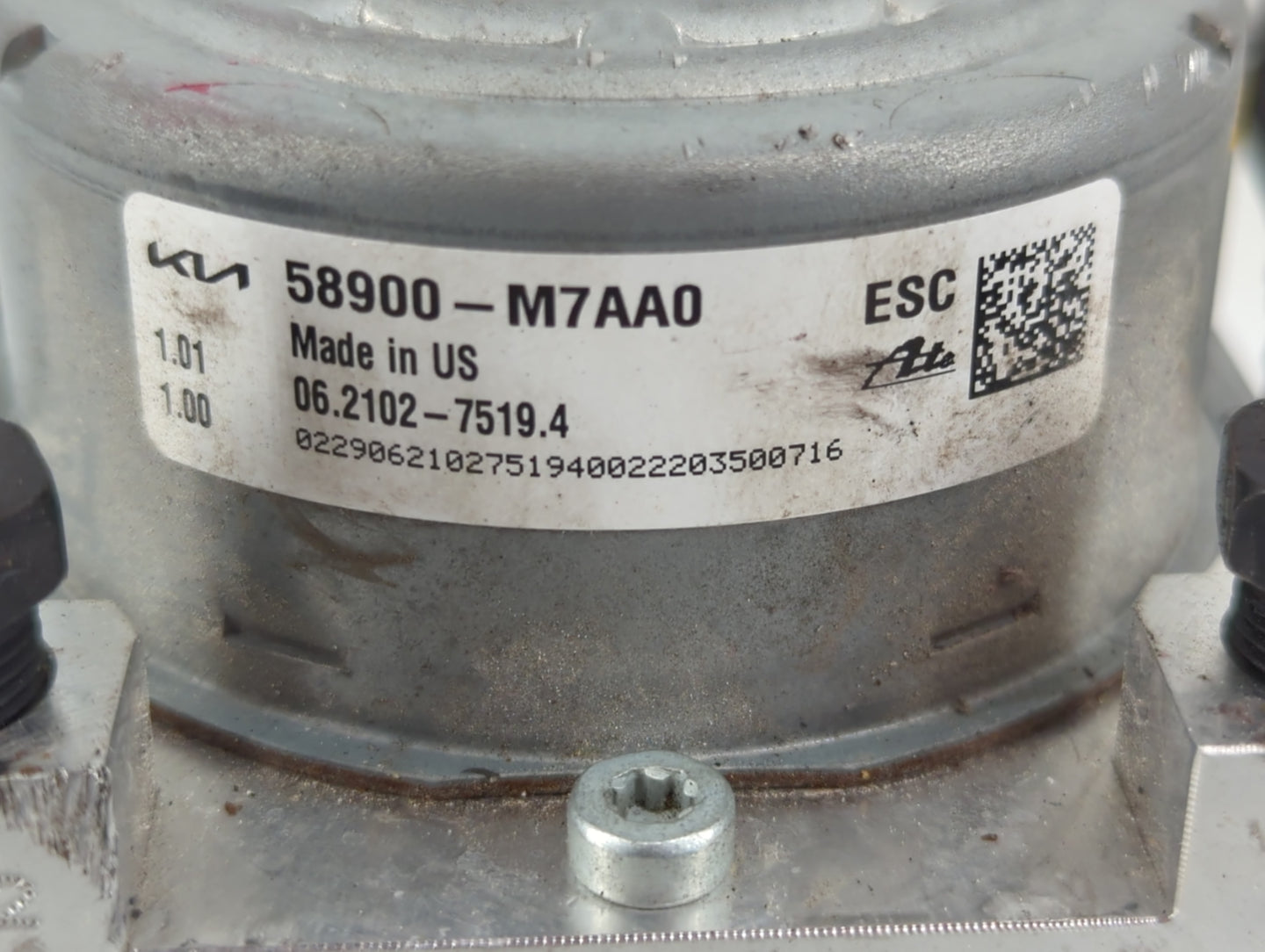 2022 Kia Forte ABS Pump Control Module Replacement P/N:58900-M7AA0 Fits OEM Used Auto Parts - Oemusedautoparts1.com