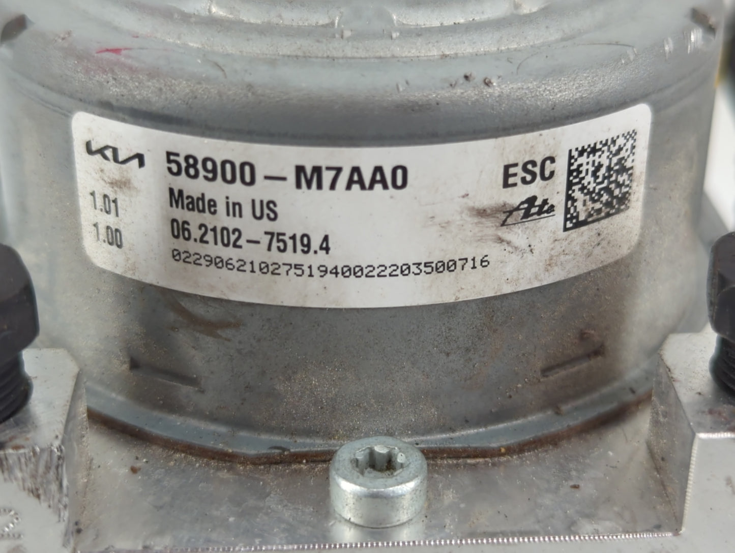 2022 Kia Forte ABS Pump Control Module Replacement P/N:58900-M7AA0 Fits OEM Used Auto Parts - Oemusedautoparts1.com