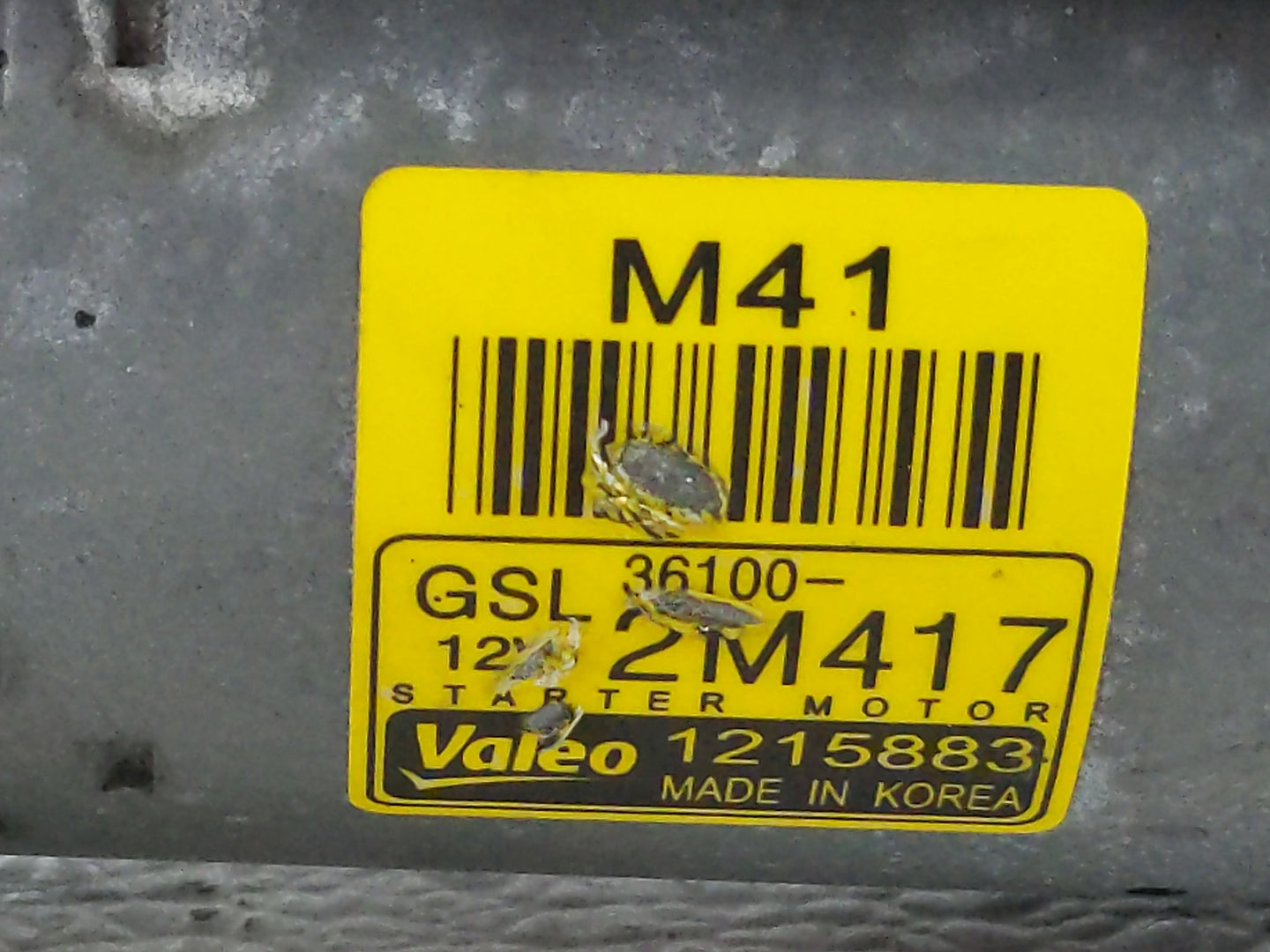2021 Kia K5 Car Starter Motor Solenoid OEM P/N:36100-2M417 Fits Fits 2022 OEM Used Auto Parts - Oemusedautoparts1.com