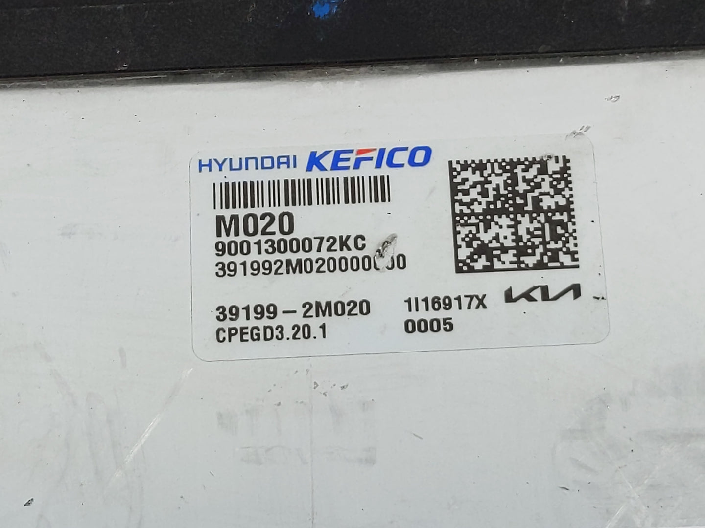 2021 Kia K5 PCM Engine Control Computer ECU ECM PCU OEM P/N:39199-2M020 Fits OEM Used Auto Parts - Oemusedautoparts1.com