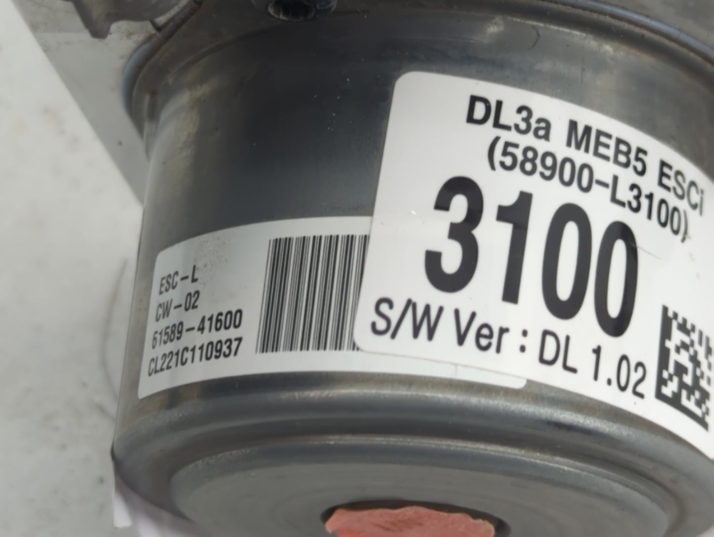 2021 Kia K5 ABS Pump Control Module Replacement P/N:61589-41600 58900-L3100 Fits OEM Used Auto Parts - Oemusedautoparts1.com