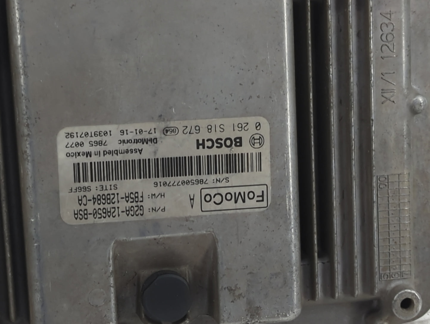 2022 Kia K5 PCM Engine Control Computer ECU ECM PCU OEM P/N:G2GA-12A650-BSA, F85A-12B684-CA, 0261S18672 Fits OEM Used Auto P