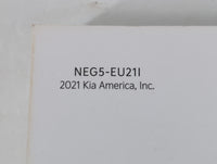 2022 Kia K5 Owners Manual Book Guide P/N:NEG5-EU21I OEM Used Auto Parts - Oemusedautoparts1.com