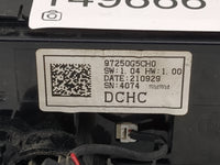 2020 Kia Niro Climate Control Module Temperature AC/Heater Replacement P/N:97250G5CH0 Fits OEM Used Auto Parts - Oemusedauto