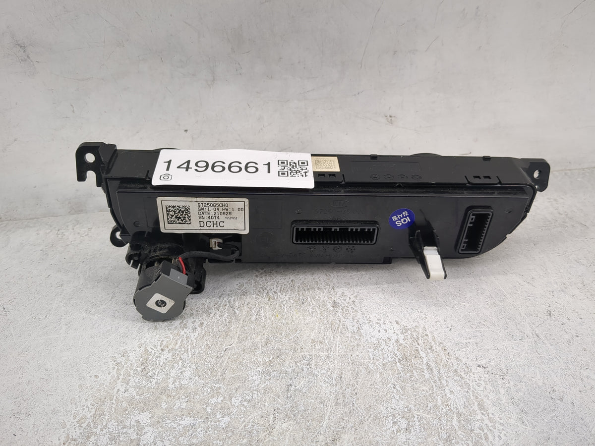 2020 Kia Niro Climate Control Module Temperature AC/Heater Replacement P/N:97250G5CH0 Fits OEM Used Auto Parts - Oemusedauto