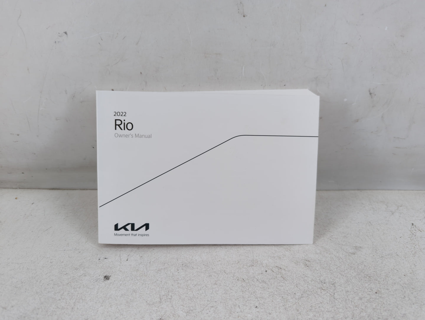2022 Kia Rio Owners Manual Book Guide P/N:H9S5-EU22B OEM Used Auto Parts - Oemusedautoparts1.com