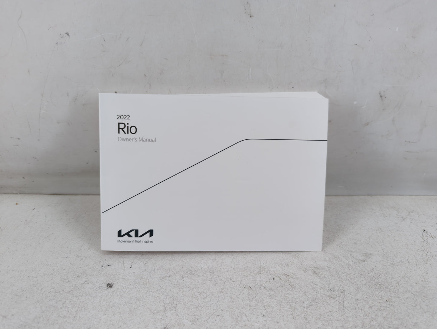 2022 Kia Rio Owners Manual Book Guide P/N:H9S5-EU22B OEM Used Auto Parts - Oemusedautoparts1.com
