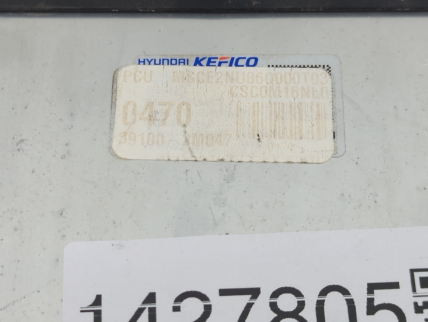 2022 Kia Rio PCM Engine Control Computer ECU ECM PCU OEM P/N:39100-2M047 MSCE2N006Q000T03, CSCOM16NL0 Fits OEM Used Auto Par