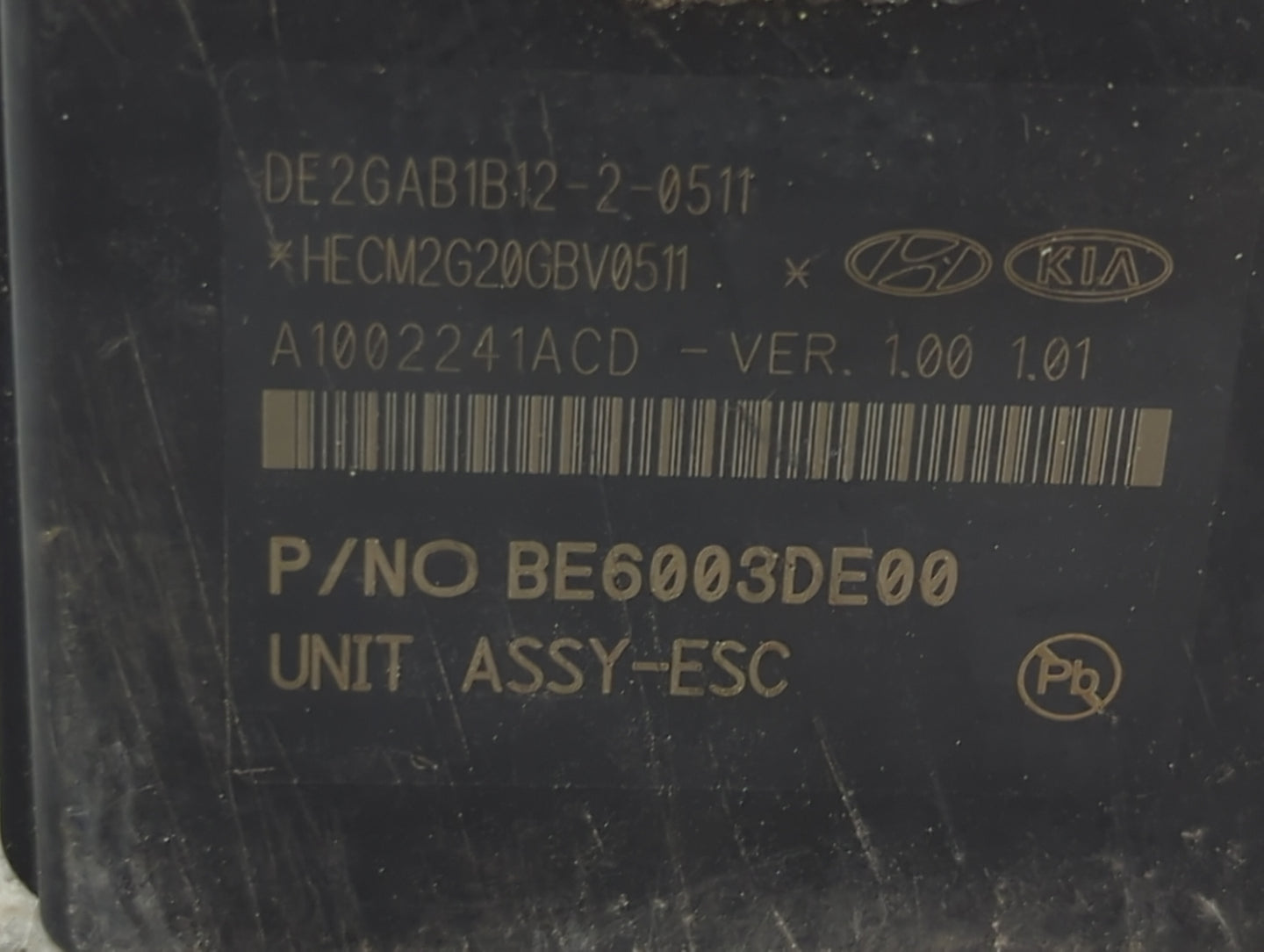 2022 Kia Rio ABS Pump Control Module Replacement P/N:BE6003DE00 A1002241ACD, DE2GAB1B12-2-0511, HECM2G20GBV0511 Fits OEM Use
