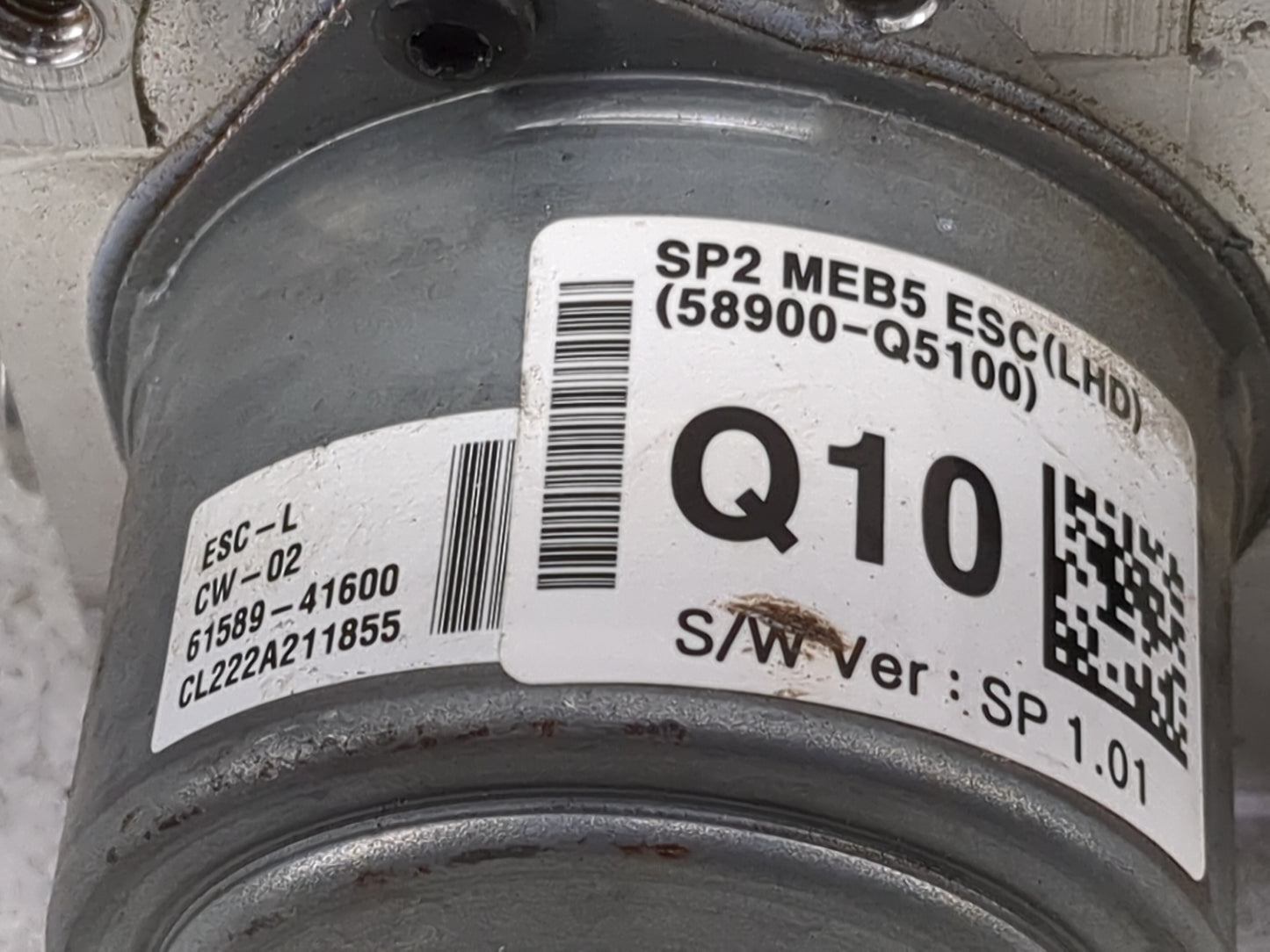 2021-2022 Kia Seltos ABS Pump Control Module Replacement P/N:58900-Q5100 61589-41600, 58910-Q5100 Fits Fits 2021 2022 OEM Us