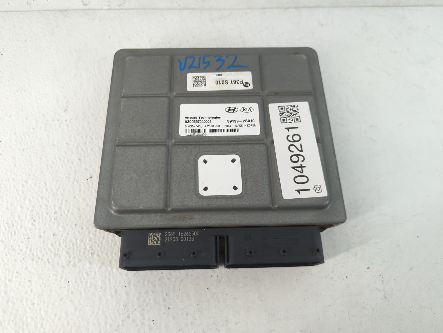 2021 Kia Sorento PCM Engine Control Computer ECU ECM PCU OEM P/N:39199-2S010 Fits OEM Used Auto Parts - Oemusedautoparts1.co