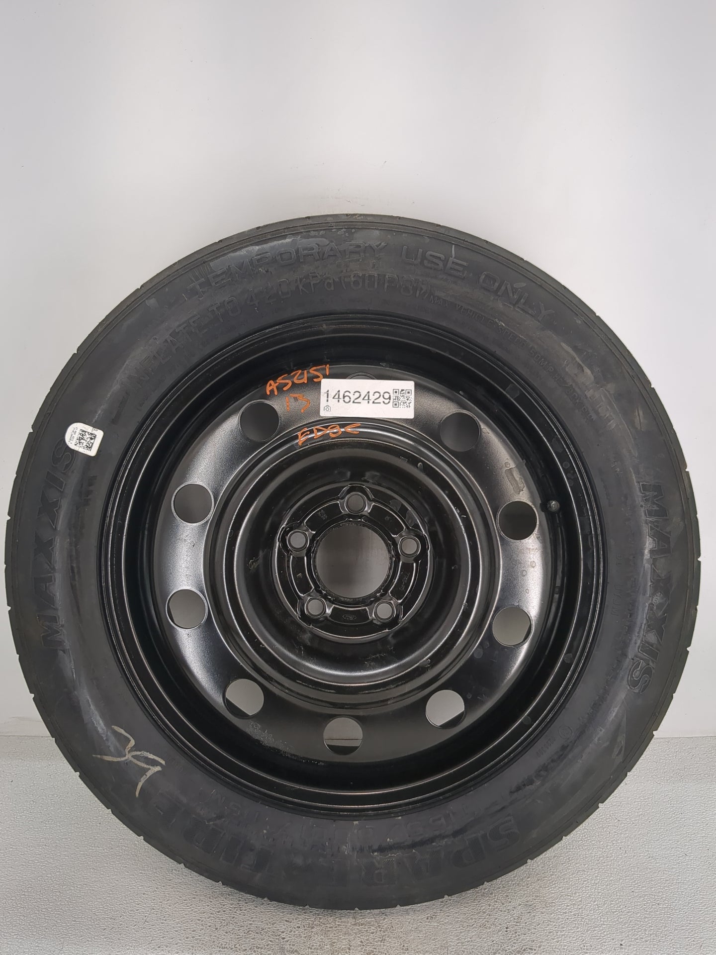 2021-2022 Kia Sorento Spare Donut Tire Wheel Rim Oem - Oemusedautoparts1.com