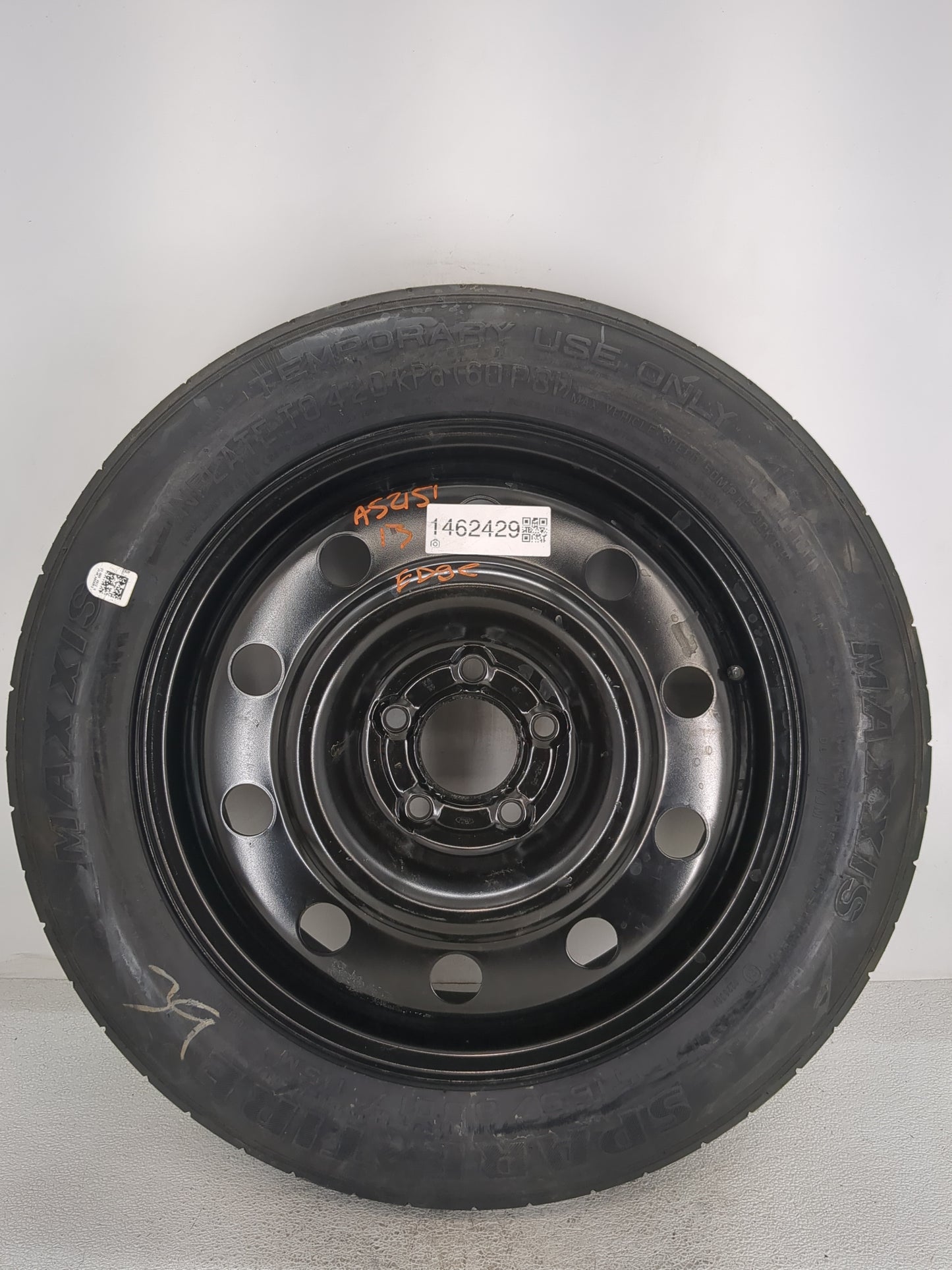 2021-2022 Kia Sorento Spare Donut Tire Wheel Rim Oem - Oemusedautoparts1.com