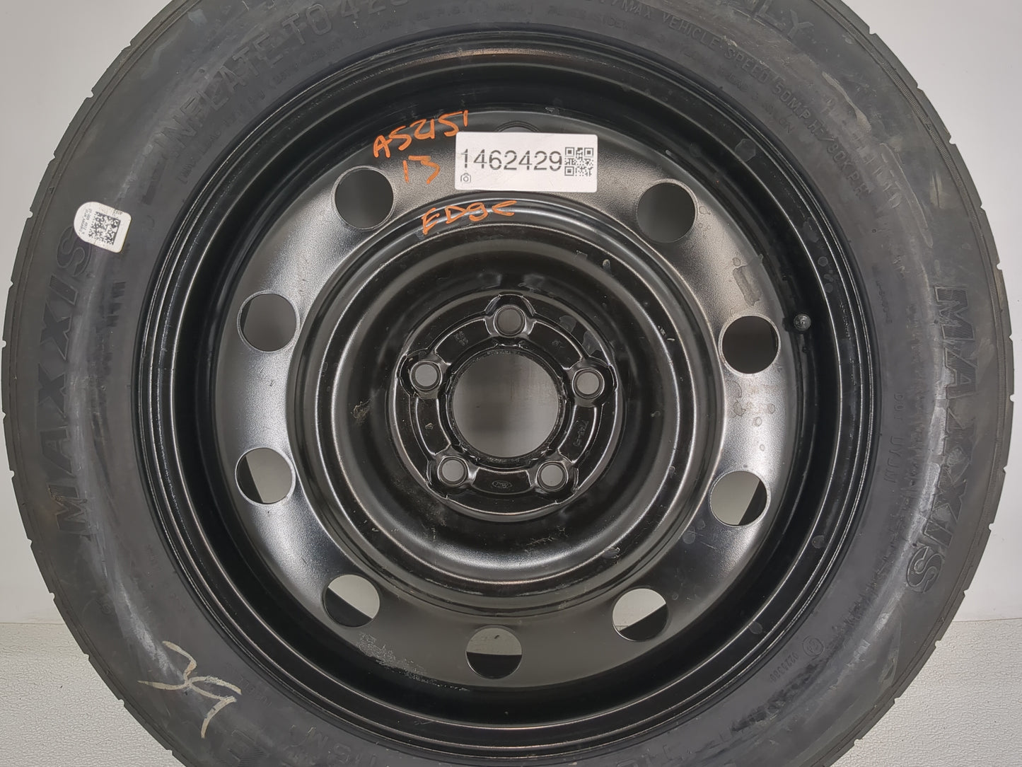 2021-2022 Kia Sorento Spare Donut Tire Wheel Rim Oem - Oemusedautoparts1.com