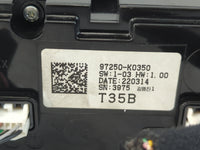 2020-2021 Kia Soul Climate Control Module Temperature AC/Heater Replacement P/N:97250-K0350 Fits Fits 2020 2021 OEM Used Aut