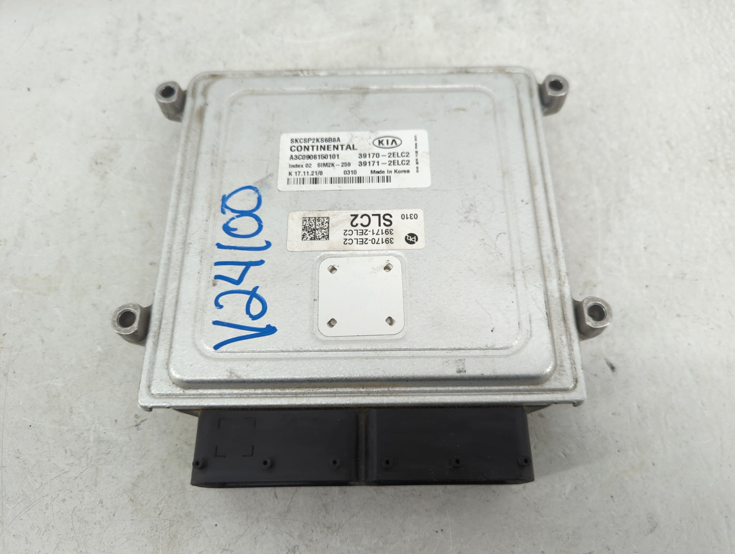 2022 Kia Soul PCM Engine Control Computer ECU ECM PCU OEM P/N:39171-2ELC2 39170-2ELC2 Fits OEM Used Auto Parts - Oemusedauto