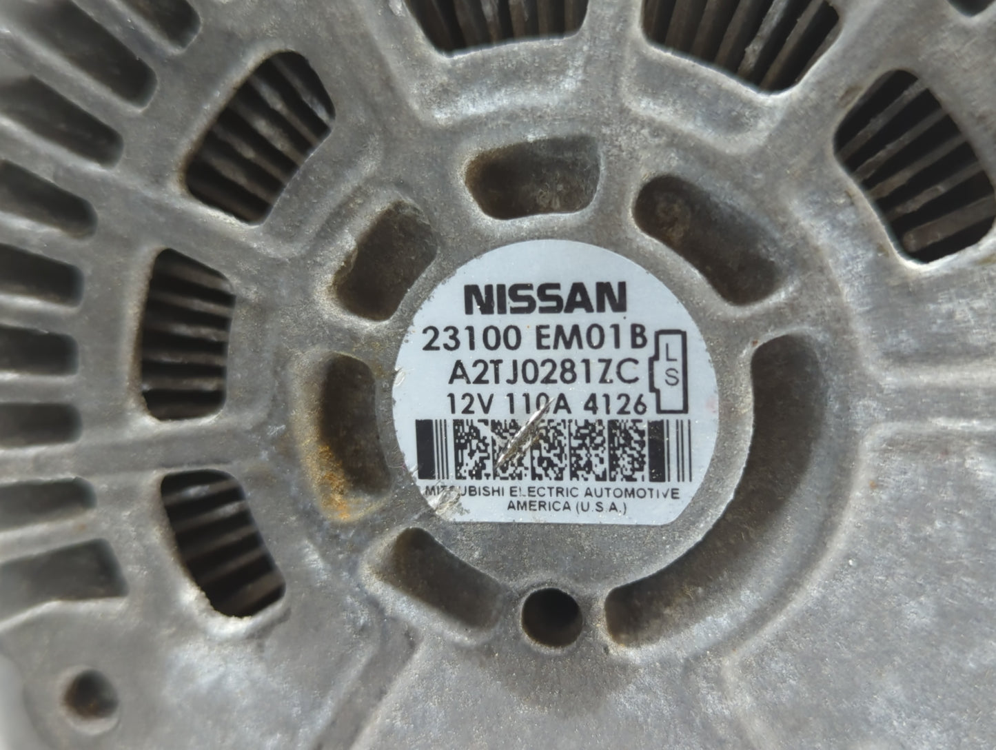 2020-2021 Kia Soul Alternator Replacement Generator Charging Assembly Engine OEM P/N:23100 EM01B Fits OEM Used Auto Parts - 